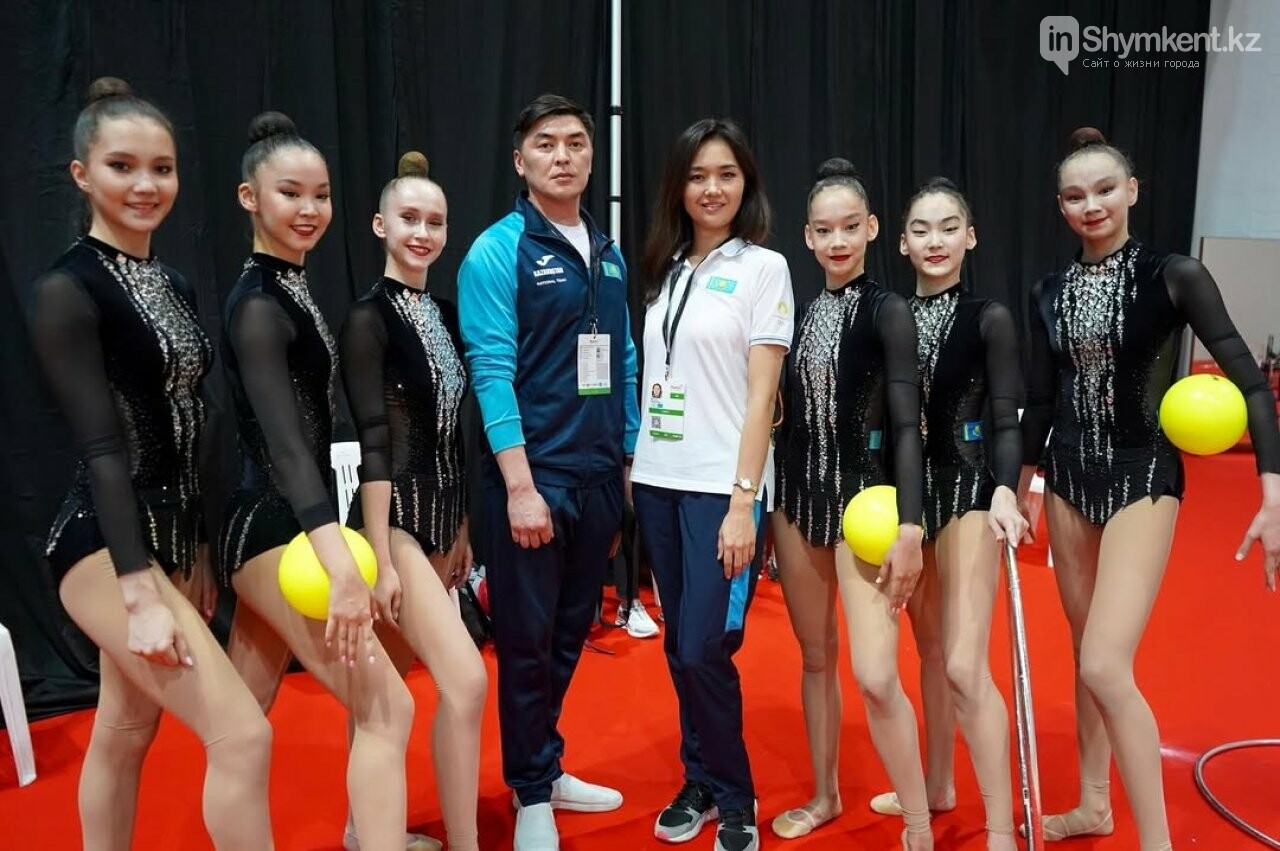 Казахстан завоевал золотую медаль на чемпионате Азии по художественной гимнастике. Фото: 24.kz